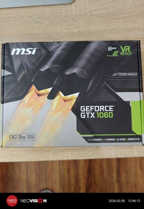 Видеокарта msi GTX1060 3gb
