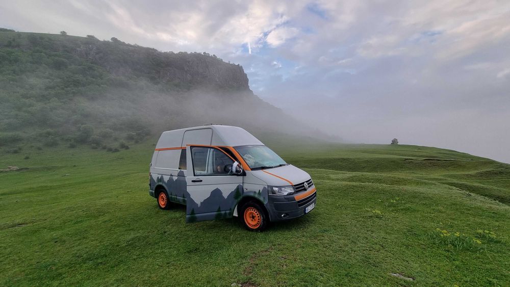 Volkswagen Transporter T5.1 supraînălțat-troliu-raptor,proiect camper