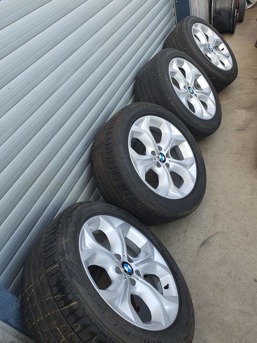 Jante Bmw X5, X6 originale 5x120 pe 19 in doua latimi  cu anvelope