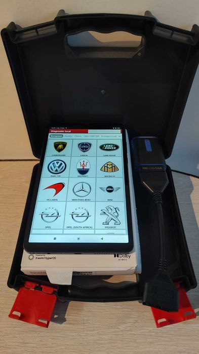 Kit Diagnoza Launch X431 DriveScan V+ Romana, 37 Functii + Tableta 10'