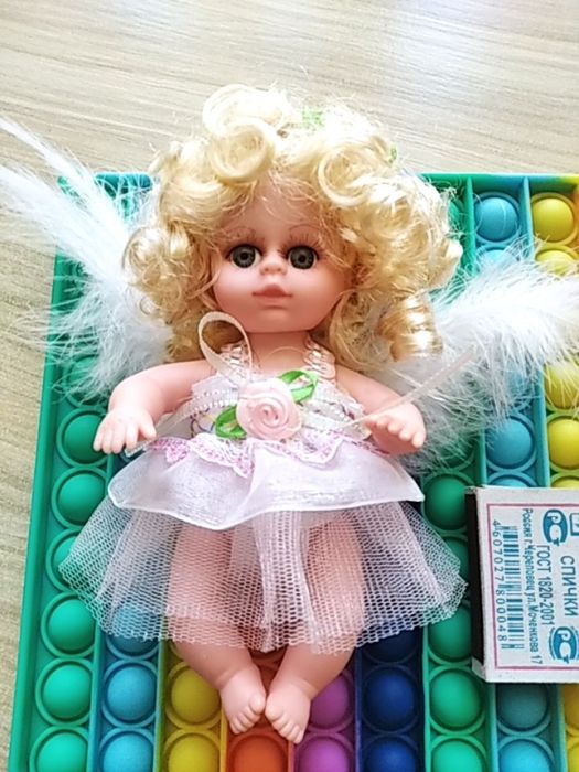 мягкий рюкзак, белая собачка