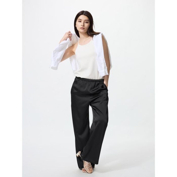Брюки сатиновые Uniqlo
