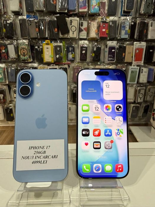 iSellStore Vâlcea: iPhone 17 Black / Blue Titanium - Neverlocked