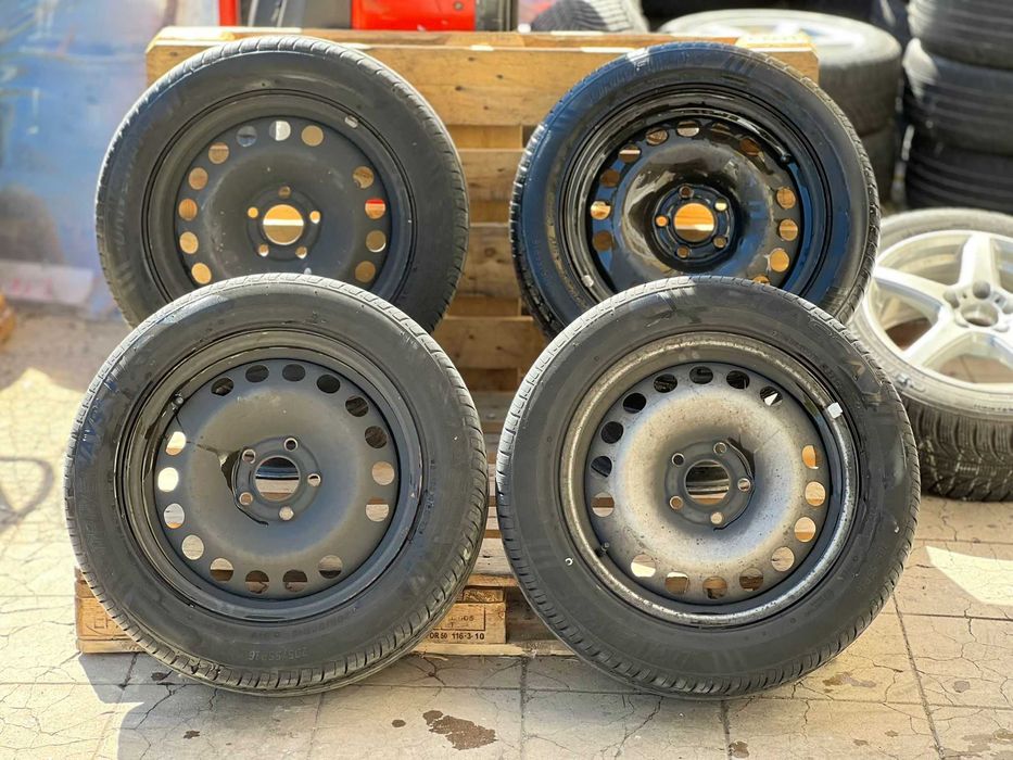 5х110 16 Железни Метални Джанти за Опел С Летни гуми