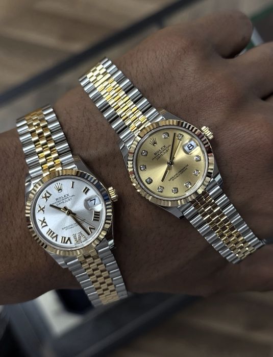 Rolex Date-Just 31 Diamond Champagne Dial