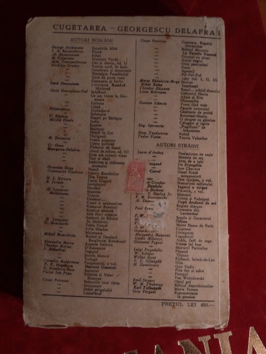 Raritate -MIRCEA ELIADE – Intoarcerea din rai – Dedicatie si autograf