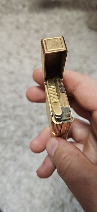 Bricheta Dupont suflata in aur