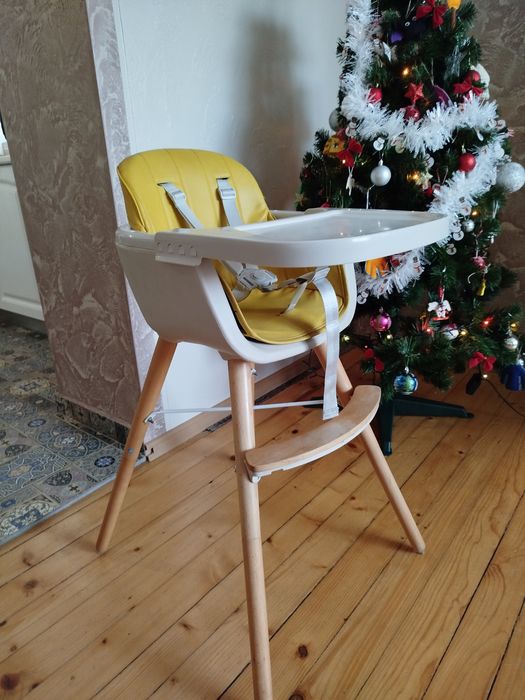 Столче за хранене(жълто).Chipolino-Woody