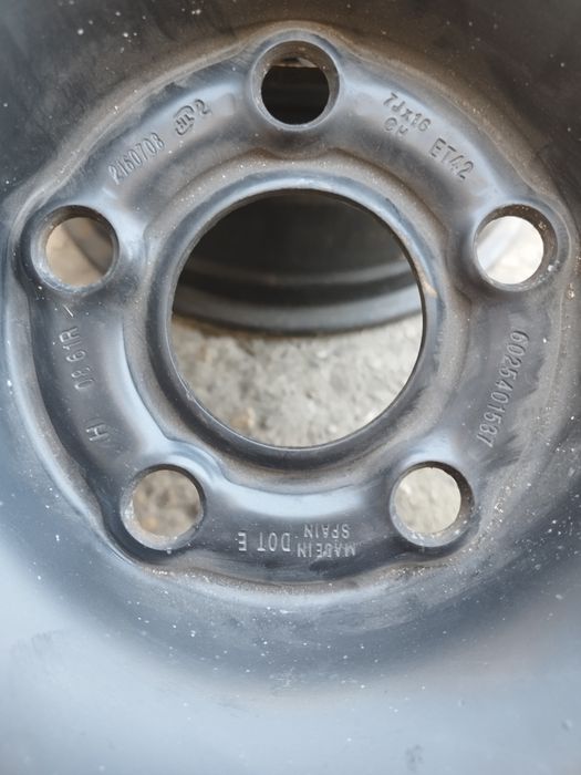 Железни джанти 7J x 16 офсет ЕТ 42  5x108  цент отвор 60.1
