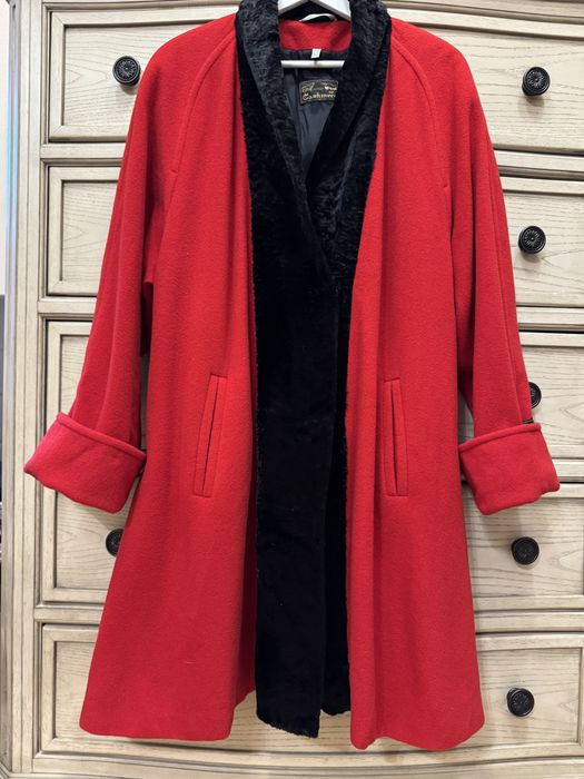 Palton cu lână virgină și cașmir Wool and Cashmere, mărime 40.