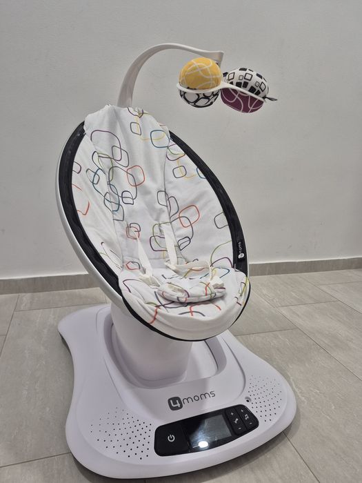 Balansoar Bebelusi 4MOMS MamaRoo 4.0 Plush Multicolor