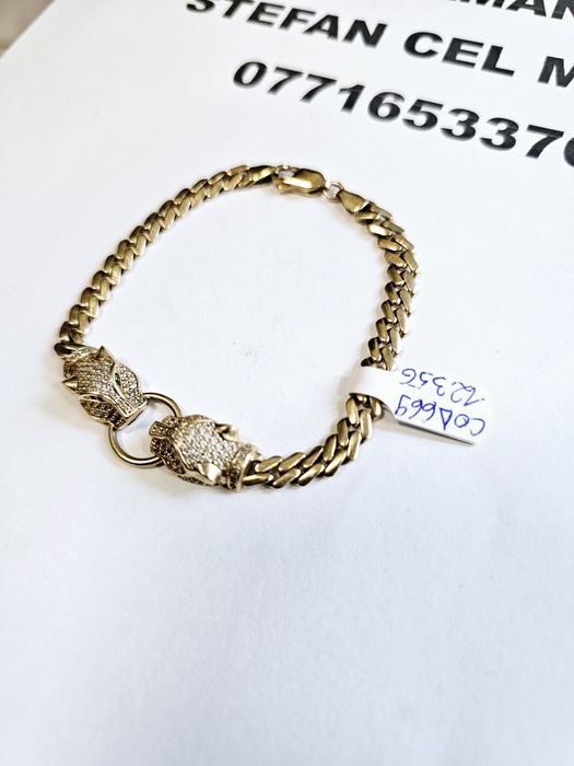 Vand bratara din aur 14 k 12.35 g cod 669