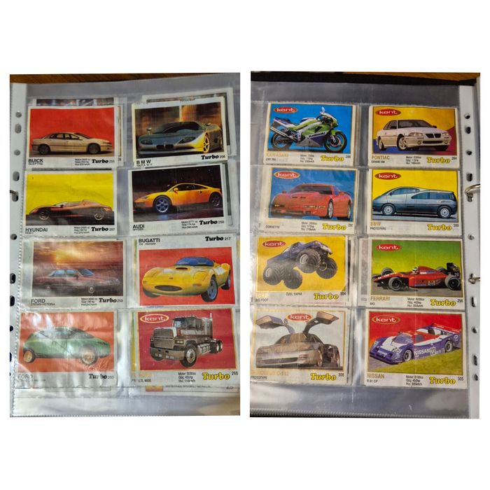 Colecție 102 surprize Turbo + 4 ambalaje