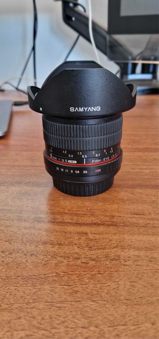 Obiectiv foto 8 mm Samyang montura Canon