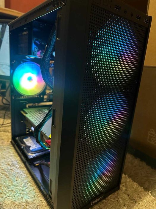 Pc Gaming Intel I5 7400  16GB 256 GB SSD RX 580 8 GB 500HDD