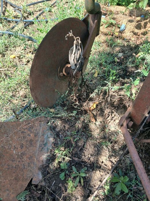 Vând plug agricol cu 2 cormane, adus