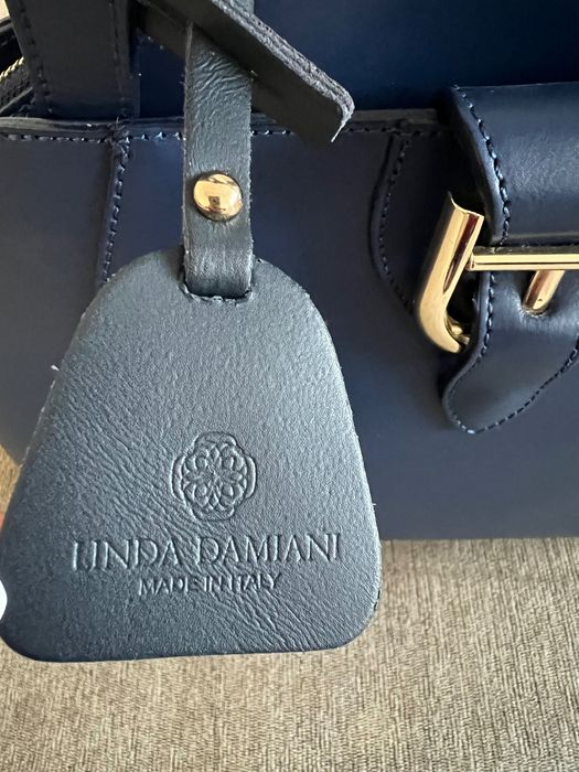 Синя Дамска чанта Linda DAMIANI