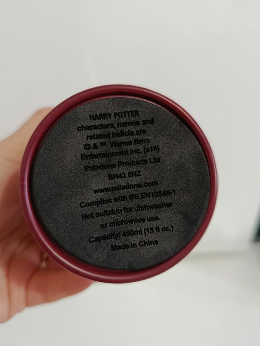 Pahar termos vișiniu otel inoxidabil Harry Potter 450 ml