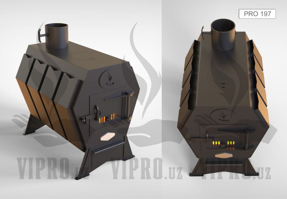 Печь-буржуйка PRO-197,печка,пиширмок,отопление,обогрев,камин,котёл