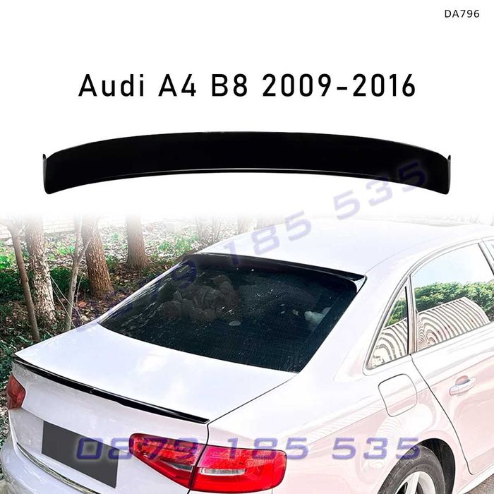 Заден спойлер покрив Audi A4 B8 2009–2016гланц черен DA796 тунинг добавка ауди а4 б8