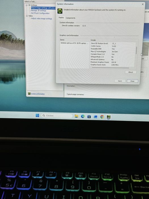 ACER Nitro 5 Ryzen 9 | RTX 3070 | 144HzCA NOU (19 zile funcționare) |