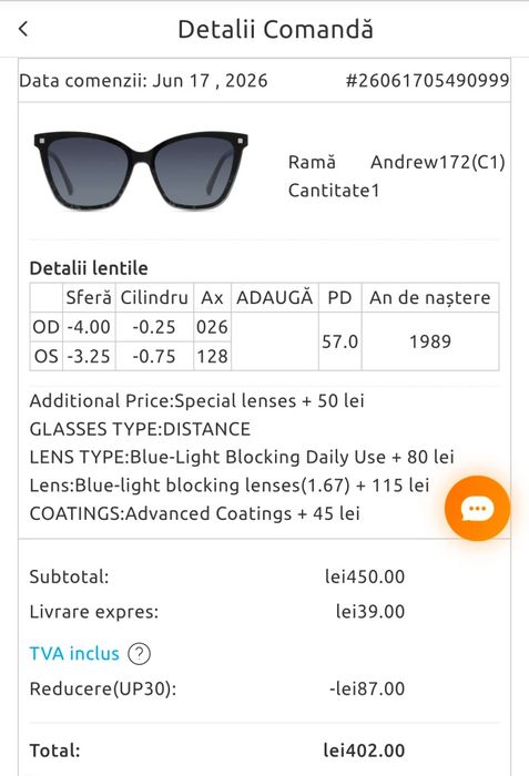 Vand  Ochelari de Vedere Clip-On