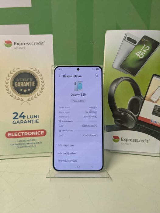 Telefon Samsung Galaxy S25 [B.60823-Tataras] Garantie 2 ani! 2700 Lei