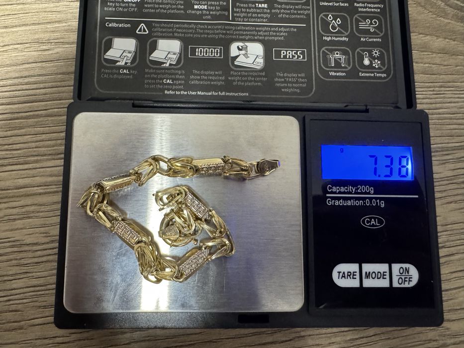 Lant si Bratara de aur din 14k