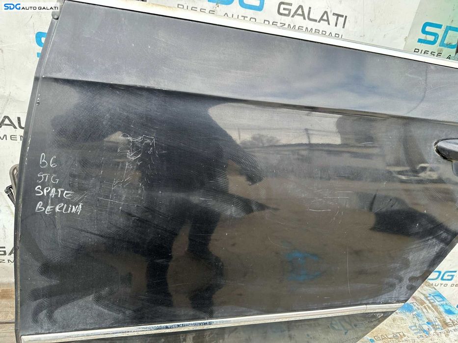 Usa Usi Portiera Portiere Stanga Spate cu Imperfectiuni Volkswagen Passat B6 Berlina Sedan 2005 - 2010 [X3229]