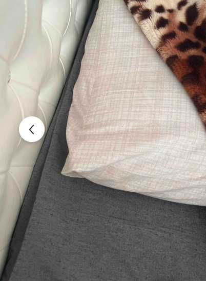 двоен к-кт спално бельо, 200х225 см, памук, двустранен в сиво и бежаво