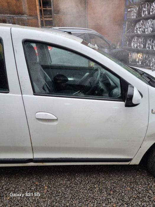 Usa Dreapta Fata Dacia Dacia Logan II MCV 2013 - 2016 SUV 4 Usi Blanc Glacier DV369 (1422)