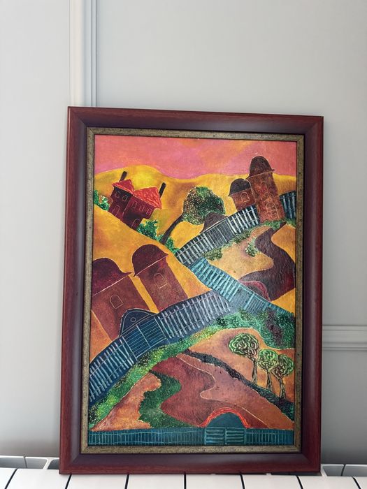 Маслена картина “Махали” от Н.Александров