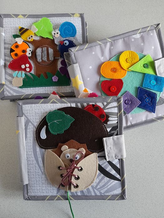 Развивающие книжки из фетра