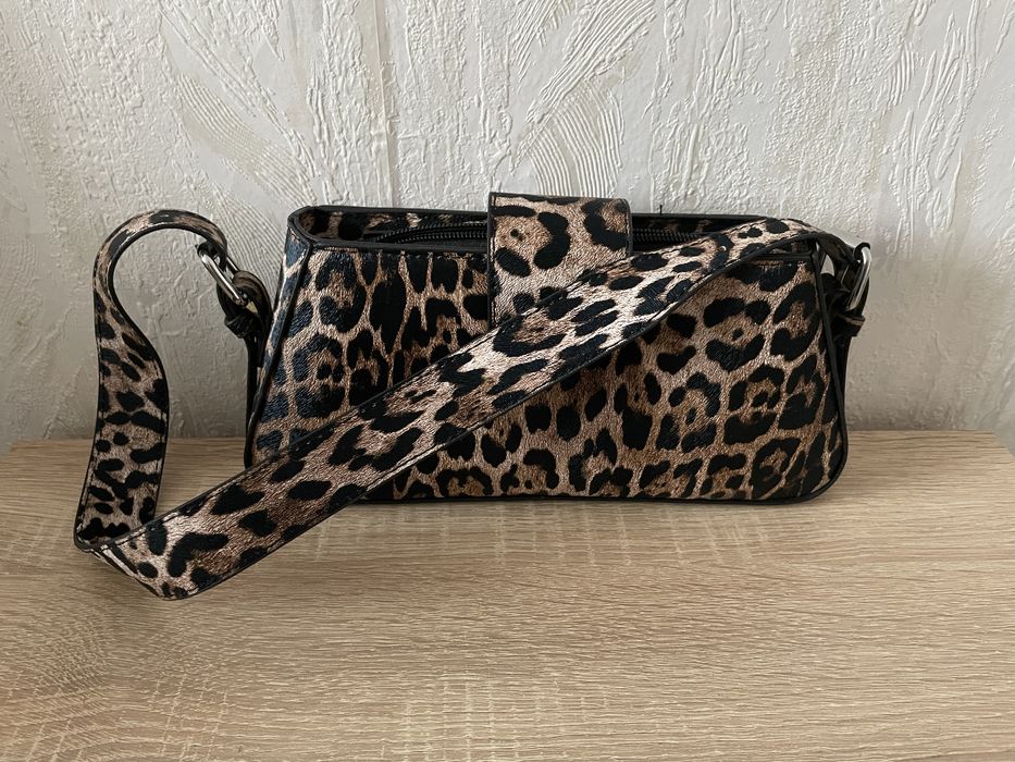 Леопардова дамска чанта