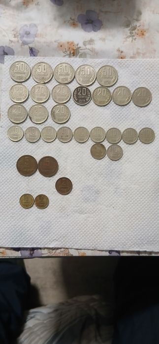 Лот от български монети