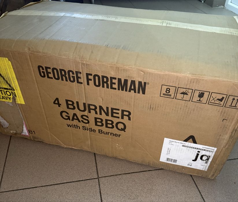George Foreman 4 burner gas bbq noi sigilate
