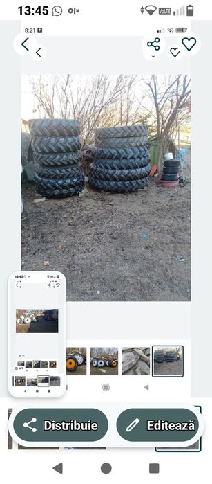 Roti tractor înguste(tehnologice)