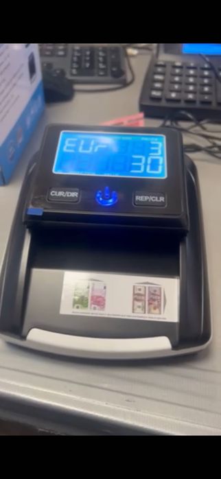 Детектор за фалшиви банкноти- нов, сертифициран, с гаранция и фактура