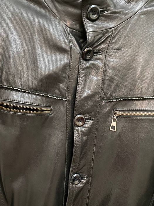 Куртка дубленка кожа 48