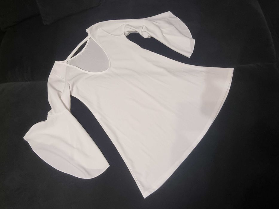 Rochie alba simpla, rochita marimea M