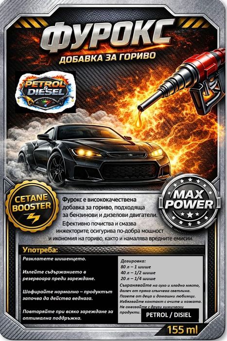 По-нисък разход на гориво | Почиства  и смазва двигателя Добавка Фурокс
