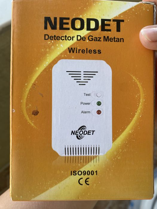 Neodet detector de gaz metan wireless - 2 bucati