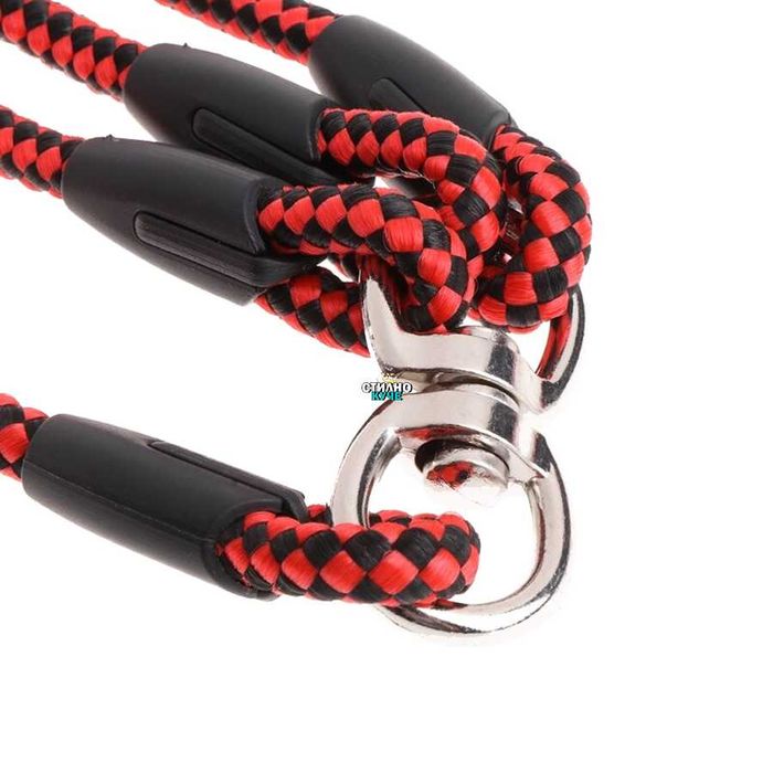 Повод за разходка на три кучета едновременно Троен кучешки повод