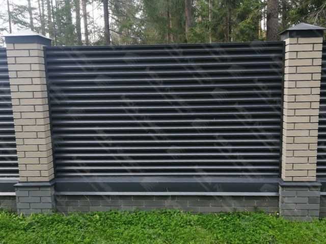 Забор жалюзи еврозабор