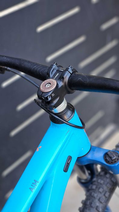 Cube Aim 2021 transformat în dirtjumper