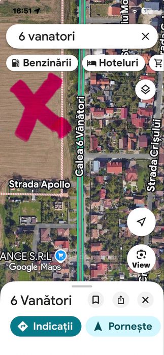 Vand 2759 sau 3759 mp teren cu PUZ calea 6 VANATORI