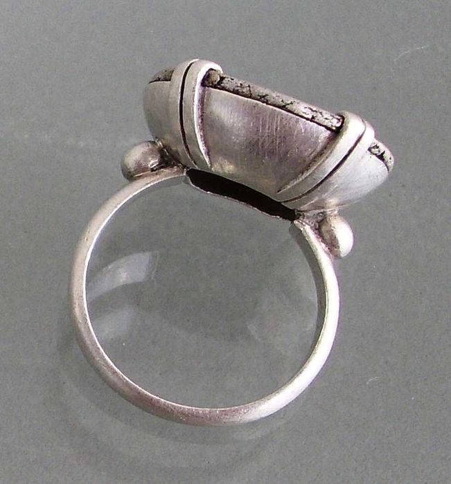 Брошка и пръстен с антични монети сребро