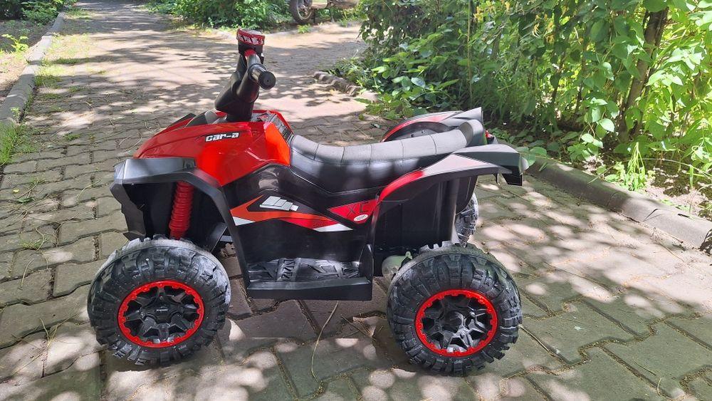 ATV pentru copii, Homcom, 2 Viteze, 3-5 ani, 83x53x55.5 cm, Rosu/Negru
699,99 Lei
1 buc