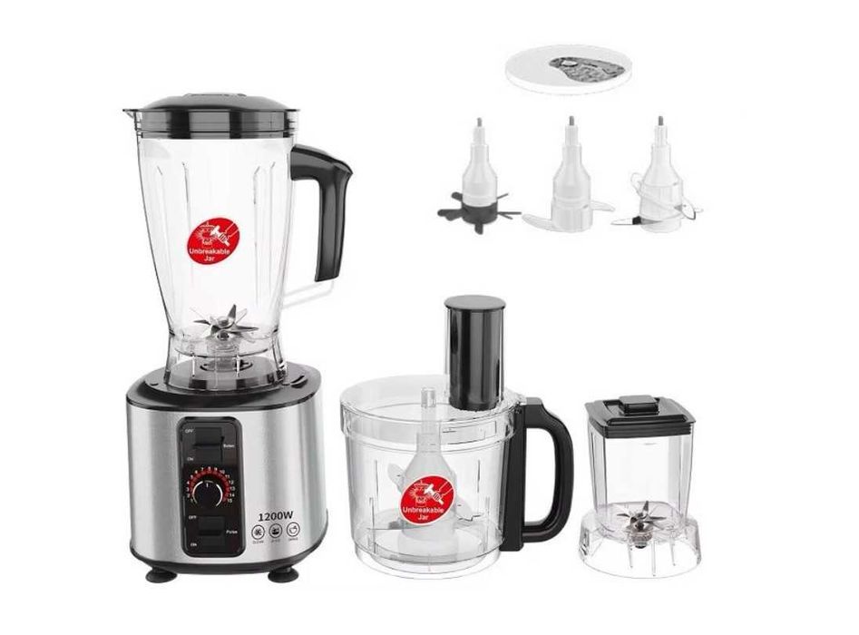 Кухненски робот 7в1 Sokany 1200W Блендер Чопър Кафе мелачка