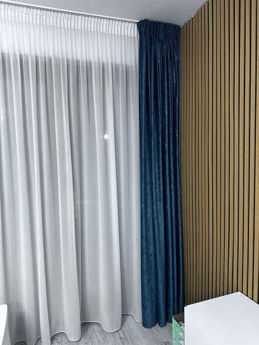 Draperii gata facute cu rejanza lata reglabila